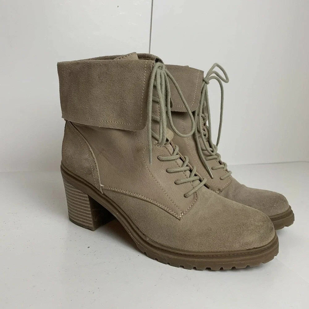 Reaction Rocky Me Leather Heeled Boots - Picture 1 of 8